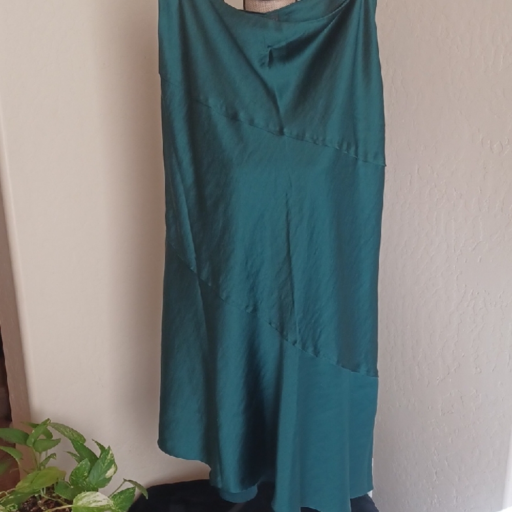 Dollskill WIDOW 1X GREEN SATIN TRAGICALLY DIVINE DATIN MIDI